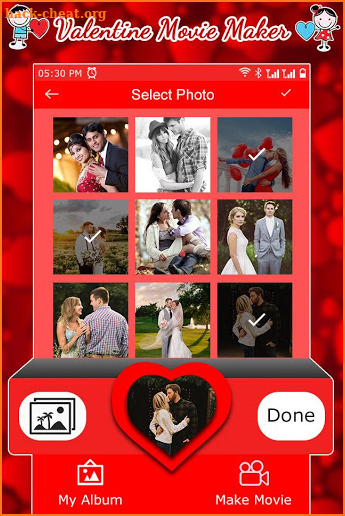 Valentine Day Video Maker 2018 - Slideshow Maker screenshot