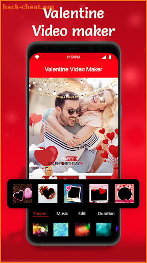 Valentine Day Video Maker 2022 screenshot