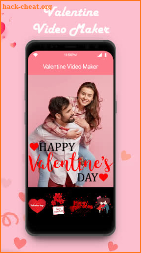 Valentine Day Video Maker 2022 screenshot