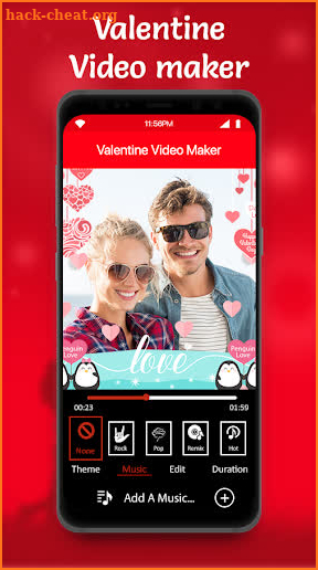 Valentine Day Video Maker 2022 screenshot