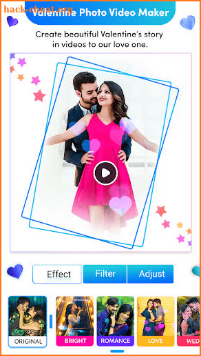 Valentine Day Video Maker - Photo Animation screenshot