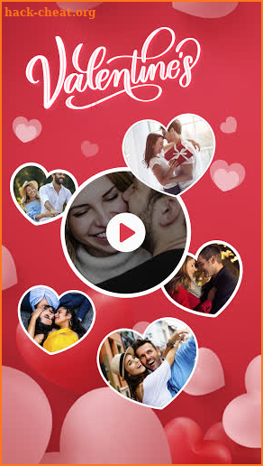 Valentine day video maker, photo video maker screenshot