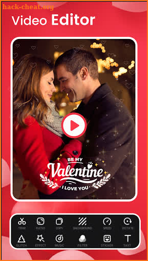 Valentine day video maker, photo video maker screenshot