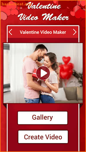 Valentine Day Video Maker : Valentine Slideshow screenshot