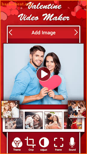 Valentine Day Video Maker : Valentine Slideshow screenshot