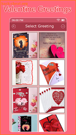 Valentine Greeting card Maker screenshot