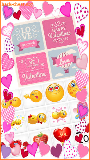 Valentine Love Emoji screenshot