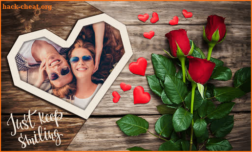 Valentine photo frame 2020 - Rose Photo Frames screenshot