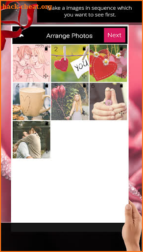 Valentine Slideshow Maker screenshot