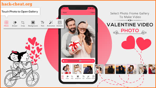 Valentine Video Maker - Love Music Video Maker screenshot