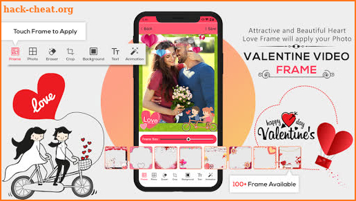 Valentine Video Maker - Love Music Video Maker screenshot