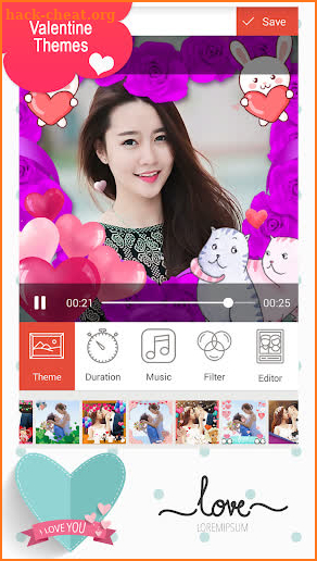 Valentine Video Maker With Music screenshot