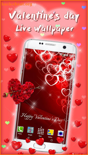 Valentines Day Live Wallpaper 💖 Love Background screenshot