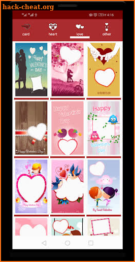 Valentine's Day Photo Frame screenshot