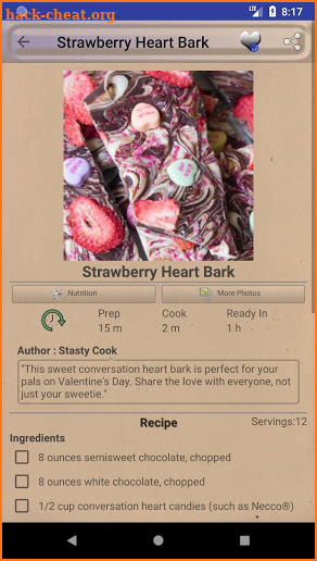 Valentine's Day Recipes ~ Tasty romantic recipes screenshot