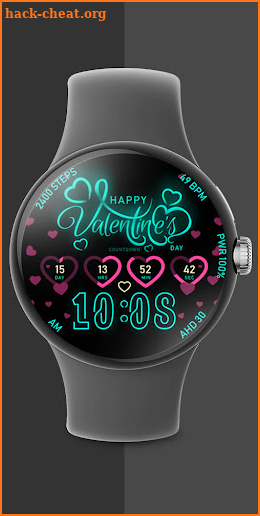 Valentine's day Watch Face screenshot