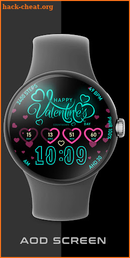 Valentine's day Watch Face screenshot