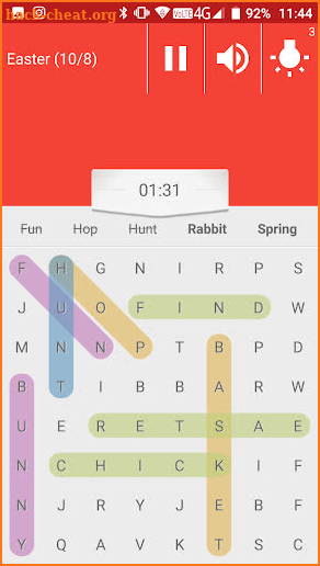 Valentine's Day Word Search 2019 screenshot