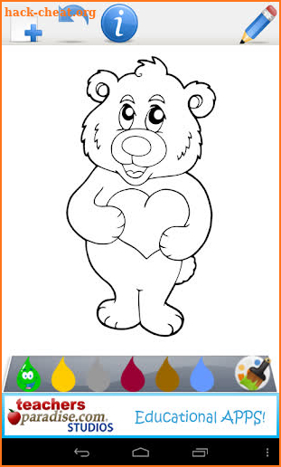 Valentines Game Coloring Book screenshot