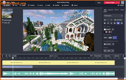 Valiant Kapwing video editor screenshot