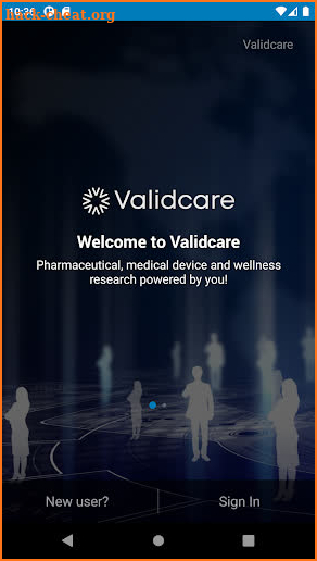 Validcare screenshot