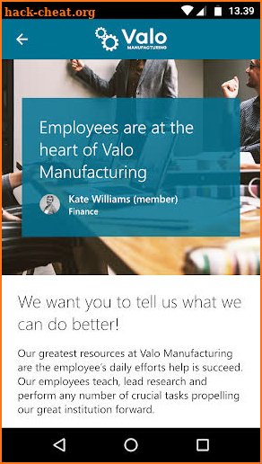 Valo Digital Workplace screenshot