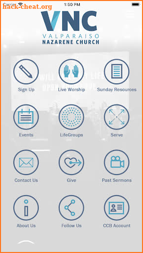 Valparaiso Nazarene Church App screenshot