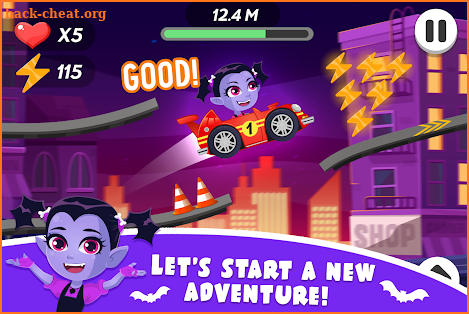 Vampire girl adventure race screenshot