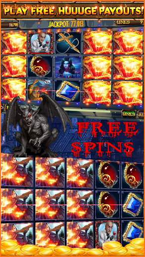 Vampire Saga Free Vegas Casino Video Slot Machines screenshot