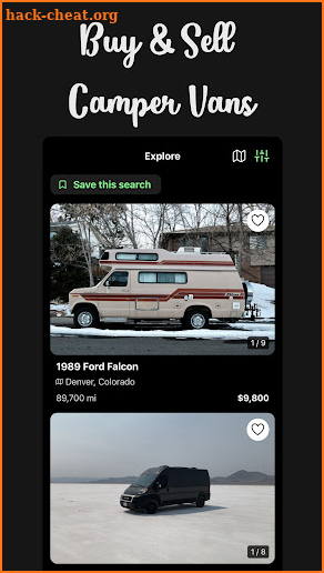 Vancamper: Buy Sell Campervans screenshot