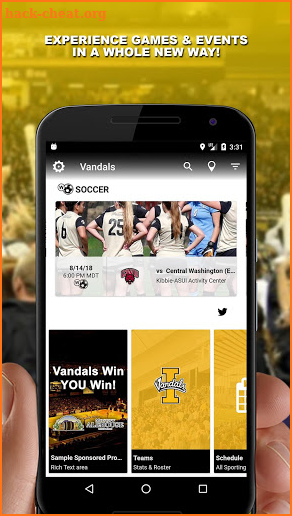 Vandal Gameday screenshot