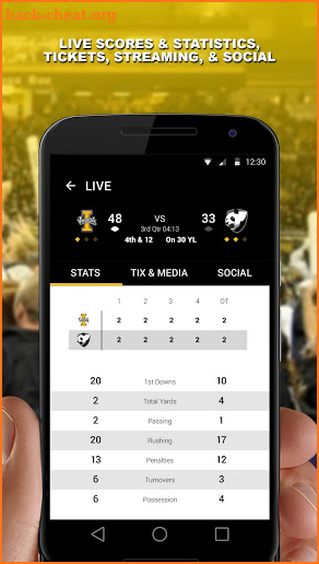 Vandal Gameday screenshot