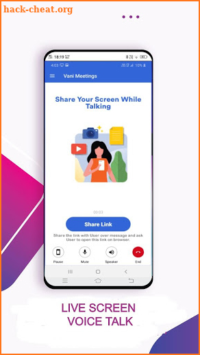 Vani Meetings - Share Screen While Talking screenshot