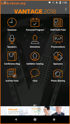 VANTAGE Conferences, TR screenshot