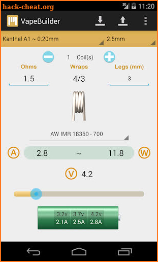 Vape Builder screenshot
