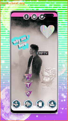 Vaporwave Photo Editor - Aesthetic Stickers screenshot