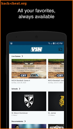 Varsity Sports Now screenshot