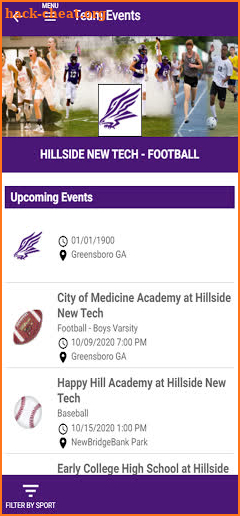 VarsityTix screenshot