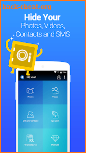 Vault-Hide SMS,Pics & Videos,App Lock,Cloud backup screenshot