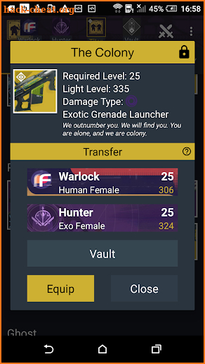 Vault Item Manager for Destiny 2 and 1 screenshot