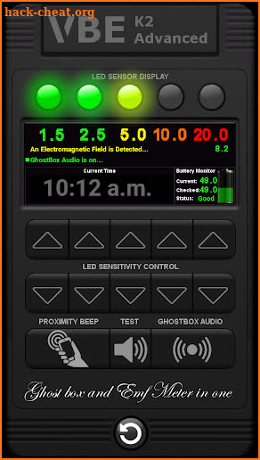 VBE K2 Advanced Ghost Box Meter screenshot