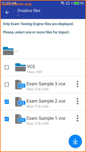 VCE Simulator screenshot