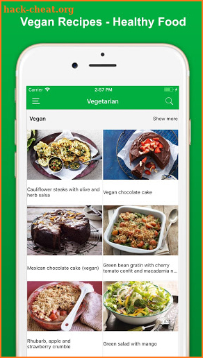 Vegan Recipes - Healthy Food screenshot