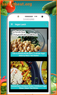 Vegan Recipes : Taste of Recipes screenshot