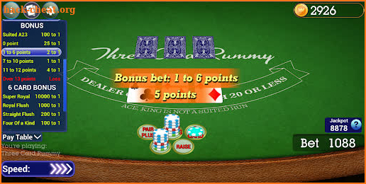 Vegas Three Card Rummy screenshot