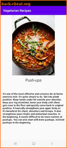 Vegetarian Recipes screenshot