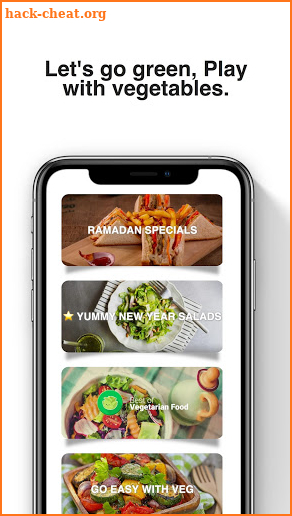 Vegetarian recipes free screenshot