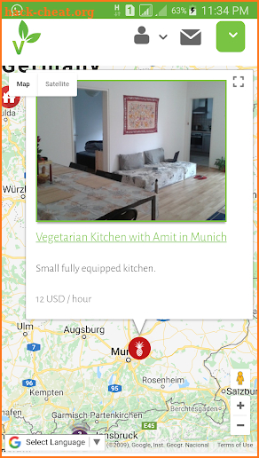 Vegvisits: Vegan & Vegetarian Home-Sharing screenshot