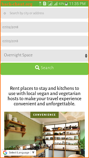 Vegvisits: Vegan & Vegetarian Home-Sharing screenshot