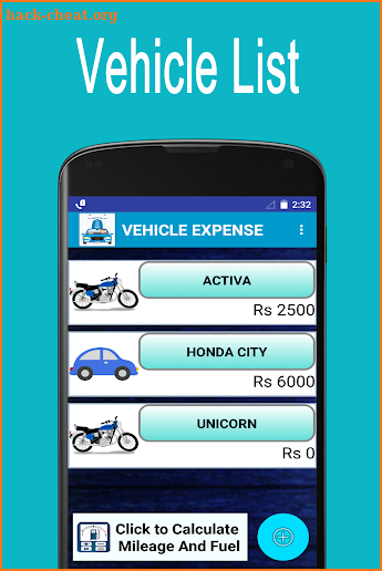 Vehicle Expense:Car expense & Bike expense tracker screenshot